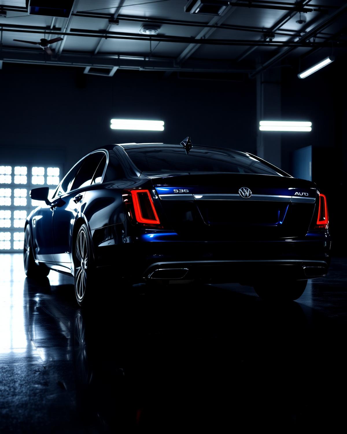 Original unwrapped vehicle in the detailing studio